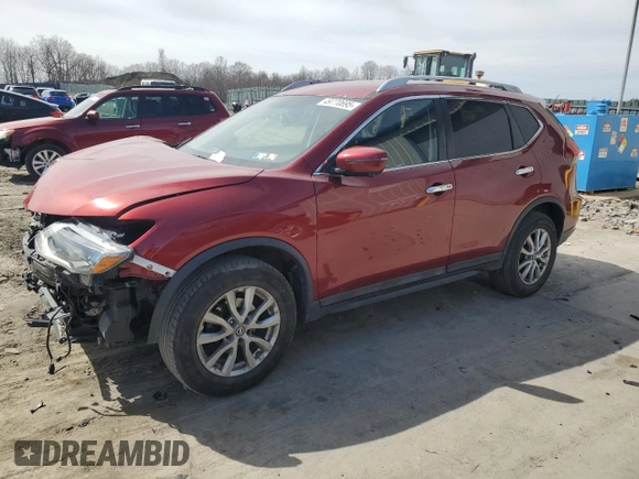 2018 Nissan Rogue SV with VIN 5N1AT2MV9JC723421, listed as a Copart auction lot 49770695 with 78,228 mi miles and Salvage Title. Bid and sale history available at DreamBid. Image 1.