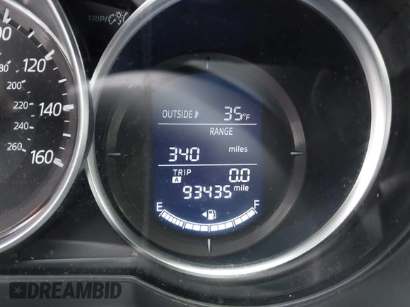 2016 Mazda CX-5 Sport with VIN JM3KE2BY4G0858100, listed as a IAAI auction lot 41368135 with 93,435 mi miles. Bid and sale history available at carsss.com. Image 7.