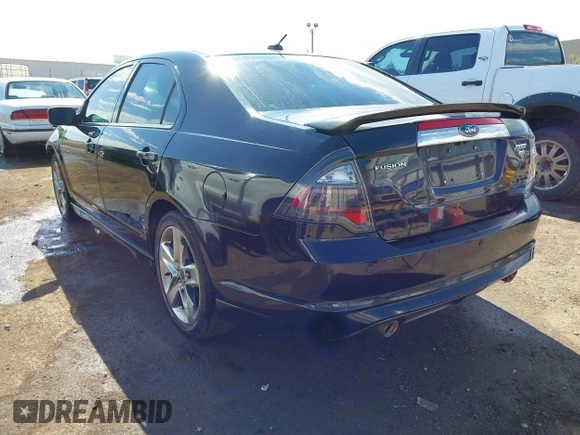 2010 Ford Fusion SPORT with VIN 3FAHP0DC9AR331041, listed as a IAAI auction lot 41876028 with 206,021 mi miles. Bid and sale history available at carsss.com. Image 3.