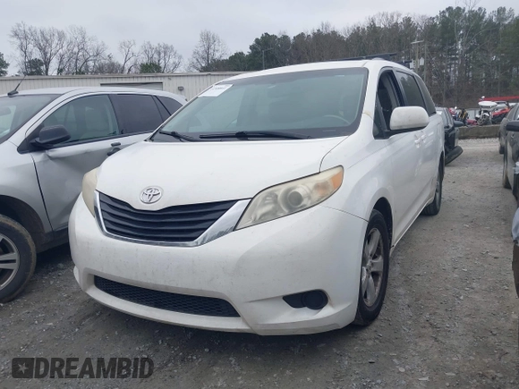 2011 Toyota Sienna LE AAS with VIN 5TDKK3DC8BS106821, listed as a IAAI auction lot 41508841 with 236,368 mi miles and . Bid and sale history available at DreamBid. Image 17.