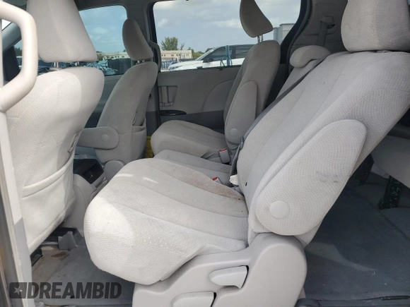 2014 Toyota Sienna LE AAS with VIN 5TDKK3DC8ES491172, listed as a Copart auction lot 51100105 with 44,203 mi miles and Salvage Title. Bid and sale history available at carsss.com. Image 11.