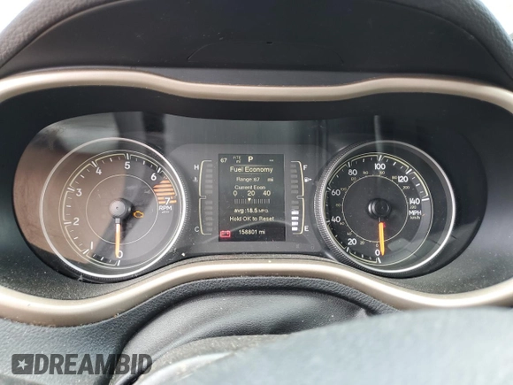 2016 Jeep Cherokee Latitude с VIN 1C4PJLCB2GW208267, выставлен на аукционе Copart как лот 61552335 с пробегом 158 801 миль миль и Чистый • Clean title. История ставок и продаж доступна на DreamBid. Изображение 9.