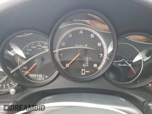 2016 Porsche 911 Turbo S with VIN WP0CD2A9XGS178233, listed as a Copart auction lot 75118664 with 41,481 mi miles and Salvage Title. Bid and sale history available at DreamBid. Image 9.