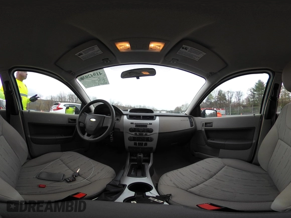 2008 Ford Focus SE with VIN 1FAHP35N08W122604, listed as a IAAI auction lot 41942030 with 89,034 mi miles. Bid and sale history available at carsss.com. Image 22.