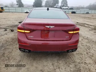 2018 Genesis G80 Sport z VIN KMHGN4JBXJU228035, wystawiony jako Copart lot #44047495 z przebiegiem 42 962 mil mil oraz Szkoda całkowita • Salvage title. Historia ofert i sprzedaży dostępna na DreamBid. Obrazek 6.