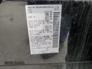 2015 Infiniti QX60 with VIN 5N1AL0MM0FC553971, listed as a Copart auction lot 51119805 with 112,169 mi miles and Salvage Title. Bid and sale history available at DreamBid. Image 13.