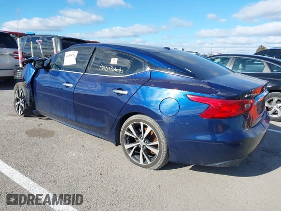 2018 Nissan Maxima S with VIN 1N4AA6AP0JC386490, listed as a IAAI auction lot 40844560 with 75,788 mi miles and . Bid and sale history available at DreamBid. Image 3.