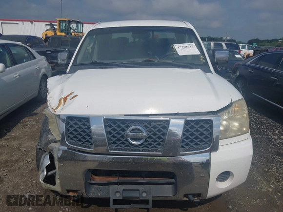 2004 Nissan Titan LE with VIN 1N6AA07B74N581334, listed as a IAAI auction lot 42265633 with 189,892 mi miles and . Bid and sale history available at DreamBid. Image 12.