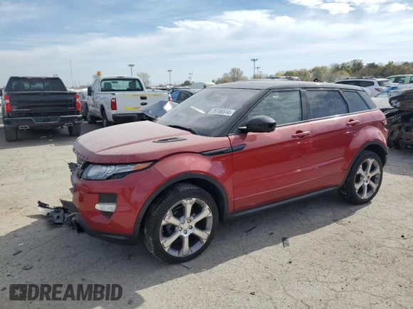 2014 Land Rover Range Rover Evoque Dynamic with VIN SALVT2BGXEH858239, listed as a Copart auction lot 76746514 with Not provided miles and Salvage title. Bid and sale history available at DreamBid. Image 1.