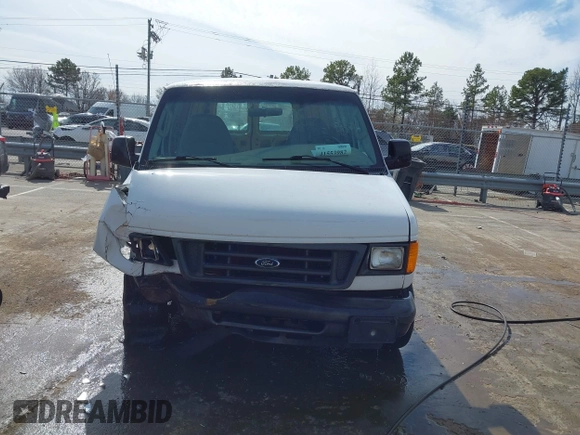 2005 Ford Econoline Cargo with VIN 1FTRE14W45HA10505, listed as a IAAI auction lot 41553982 with 190,357 mi miles and . Bid and sale history available at DreamBid. Image 12.
