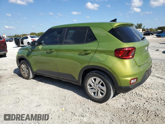 2021 Hyundai Venue SE with VIN KMHRB8A34MU106115, listed as a Copart auction lot 50939995 with 21,986 mi miles and Non Repairable. Bid and sale history available at DreamBid. Image 2.
