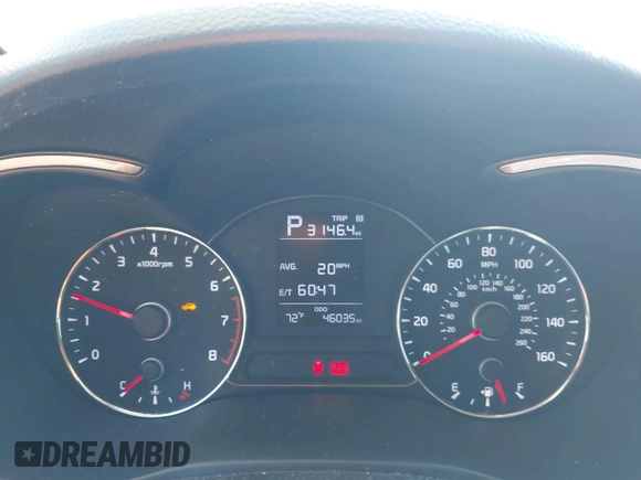 2017 Kia Forte LX with VIN 3KPFK4A76HE041128, listed as a IAAI auction lot 41897924 with 46,035 mi miles. Bid and sale history available at carsss.com. Image 7.