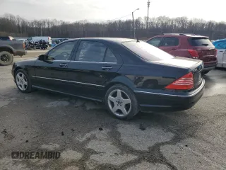 2004 Mercedes-Benz S 500 z VIN WDBNG75J84A409566, wystawiony jako Copart lot #85411474 z przebiegiem 153 208 mil mil oraz Czysty tytuł • Clean title. Historia ofert i sprzedaży dostępna na DreamBid. Obrazek 2.
