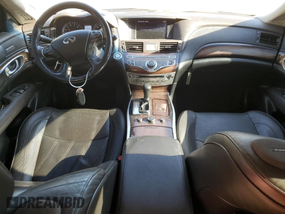 2011 Infiniti M37 with VIN JN1BY1AR5BM374655, listed as a Copart auction lot 77669284 with 245,636 mi miles and Salvage Title. Bid and sale history available at carsss.com. Image 8.