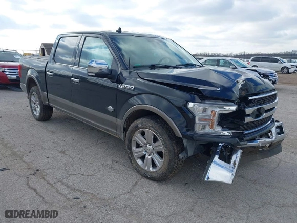 2018 Ford F-150 XL with VIN 1FTEW1EG5JFB83040, listed as a IAAI auction lot 40986539 with 62,988 mi miles. Bid and sale history available at carsss.com. Image 1.