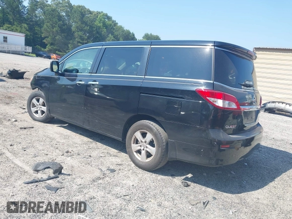 2013 Nissan Quest SV with VIN JN8AE2KP2D9065658, listed as a IAAI auction lot 42482209 with 171,989 mi miles and . Bid and sale history available at DreamBid. Image 3.