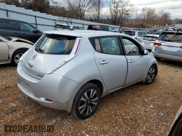 2017 Nissan LEAF SL with VIN 1N4BZ0CP8HC308749, listed as a Copart auction lot 71995812 with 0 mi miles. Bid and sale history available at carsss.com. Image 3.