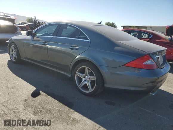 2009 Mercedes-Benz CLS-Class 5.5L with VIN WDDDJ72X69A149060, listed as a Copart auction lot 59972364 with 142,013 mi miles and Salvage Title. Bid and sale history available at carsss.com. Image 2.