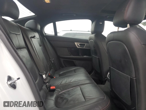 2015 Jaguar XF V6 Portfolio with VIN SAJWJ0FF3F8U56153, listed as a Copart auction lot 52743155 with 61,569 mi miles and Salvage Title. Bid and sale history available at carsss.com. Image 10.