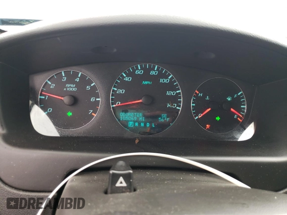 2016 Chevrolet Impala LTZ with VIN 2G1WC5E33G1123591, listed as a Copart auction lot 52493685 with 105,069 mi miles and Salvage title. Bid and sale history available at DreamBid. Image 9.