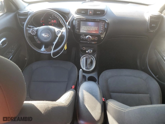 2014 Kia Soul + with VIN KNDJP3A50E7715743, listed as a Copart auction lot 47255695 with 107,064 mi miles and Salvage Title. Bid and sale history available at carsss.com. Image 8.