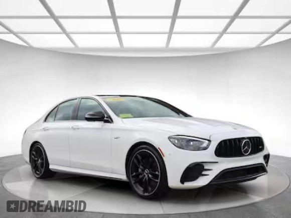 2021 Mercedes-Benz E 53 AMG with VIN W1KZF6BB6MB0058XX, listed as a Copart auction lot 55279265 with 17,051 mi miles and Clean Title. Bid and sale history available at DreamBid. Image 1.