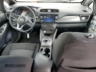 2024 Nissan LEAF S with VIN 1N4AZ1BV7RC556039, listed as a Copart auction lot 49458035 with 3,734 mi miles and Salvage title. Bid and sale history available at DreamBid. Image 8.