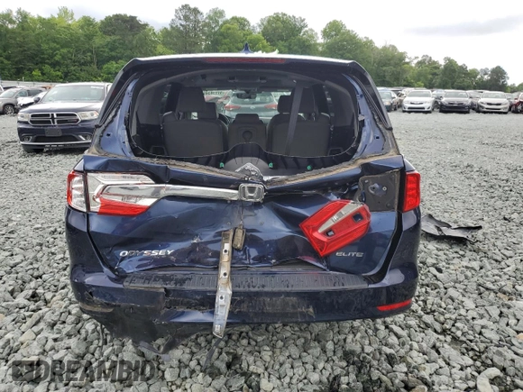 2018 Honda Odyssey Elite z VIN 5FNRL6H9XJB039802, wystawiony jako Copart lot #57116345 z przebiegiem 107 939 mil mil oraz Szkoda całkowita • Salvage title. Historia ofert i sprzedaży dostępna na DreamBid. Obrazek 6.