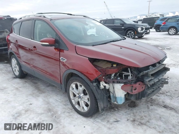 2014 Ford Escape Titanium with VIN 1FMCU9J94EUA13509, listed as a IAAI auction lot 41291232 with 174,303 mi miles. Bid and sale history available at carsss.com. Image 1.
