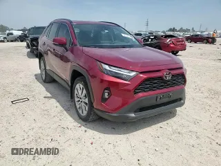 2022 Toyota RAV4 XLE Premium with VIN 2T3C1RFV7NW234284, listed as a Copart auction lot 57142325 with 21,580 mi miles and Salvage title. Bid and sale history available at DreamBid. Image 14.