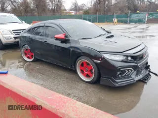 2019 Honda Civic Si z VIN 2HGFC1E51KH704185, wystawiony jako IAAI lot #41855464 z przebiegiem 110 106 mil mil oraz . Historia ofert i sprzedaży dostępna na DreamBid. Obrazek 1.