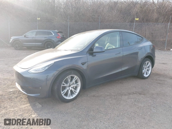 2023 Tesla Model Y Long Range with VIN 7SAYGAEEXPF612231, listed as a IAAI auction lot 41758243 with 32,924 mi miles and . Bid and sale history available at DreamBid. Image 20.