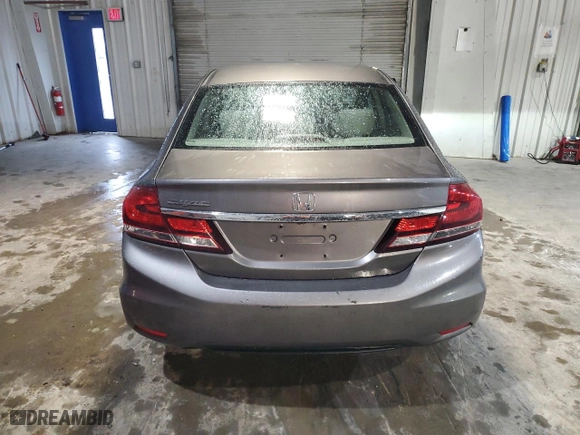 2013 Honda Civic Sdn LX with VIN 19XFB2F58DE058020, listed as a Copart auction lot 50399095 with 106,416 mi miles and Clean Title. Bid and sale history available at carsss.com. Image 6.