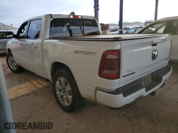 2020 Ram 1500 Big Horn with VIN 1C6SRFFT1LN393444, listed as a Copart auction lot 52934135 with 65,906 mi miles and Salvage Title. Bid and sale history available at carsss.com. Image 2.