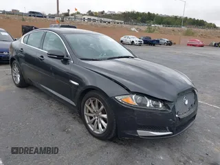 2013 Jaguar XF I4 RWD with VIN SAJWA0ES0DPS64027, listed as a IAAI auction lot 41569121 with 103,115 mi miles. Bid and sale history available at carsss.com. Image 1.