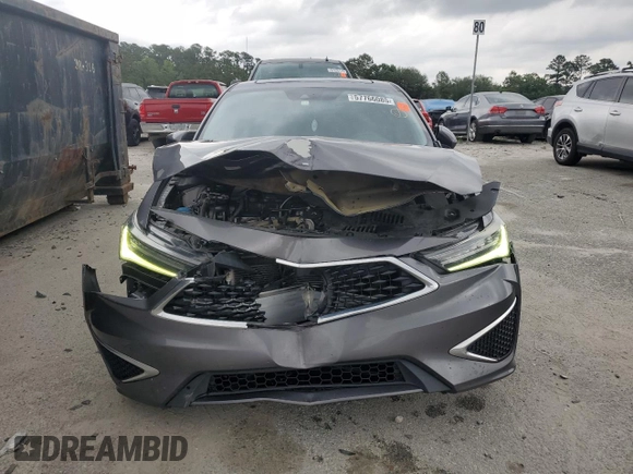 2019 Acura ILX Premium with VIN 19UDE2F79KA012116, listed as a Copart auction lot 57766085 with 75,679 mi miles and Salvage title. Bid and sale history available at DreamBid. Image 5.