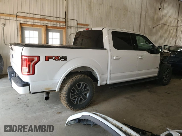2015 Ford F-150 XLT with VIN 1FTEW1EP1FKD42960, listed as a Copart auction lot 59285335 with 209,452 mi miles and Salvage title. Bid and sale history available at DreamBid. Image 3.