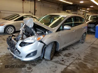 2017 Ford C-Max Energi Titanium with VIN 1FADP5FU7HL102237, listed as a Copart auction lot 57036184 with 68,070 mi miles and Salvage Title. Bid and sale history available at carsss.com. Image 1.