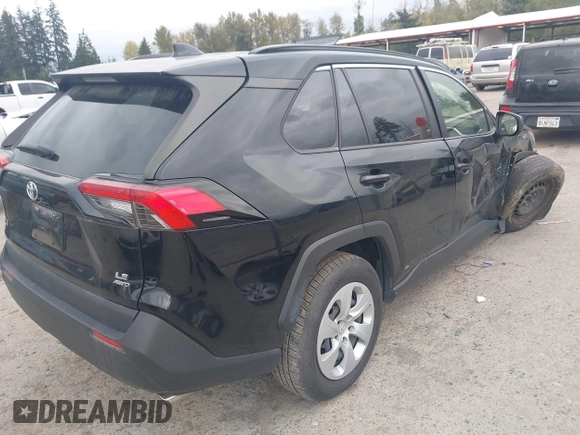 2019 Toyota RAV4 LE with VIN JTMF1RFV4KD030550, listed as a IAAI auction lot 40596628 with 92,318 mi miles and . Bid and sale history available at DreamBid. Image 4.