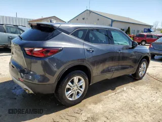 2021 Chevrolet Blazer LT with VIN 3GNKBCR43MS567044, listed as a Copart auction lot 53001395 with 38,795 mi miles and Salvage title. Bid and sale history available at DreamBid. Image 3.