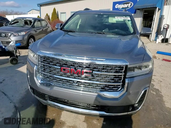 2021 GMC Acadia Denali with VIN 1GKKNPLS1MZ136031, listed as a Copart auction lot 87427094 with 42,556 mi miles and Salvage title. Bid and sale history available at DreamBid. Image 14.