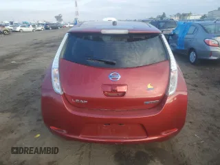 2015 Nissan LEAF SV with VIN 1N4AZ0CP3FC325967, listed as a Copart auction lot 70502122 with 30,502 mi miles. Bid and sale history available at carsss.com. Image 6.
