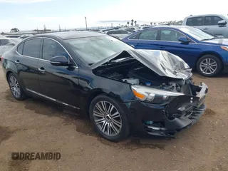 2014 Kia Cadenza Premium z VIN KNALN4D70E5129618, wystawiony jako IAAI lot #42023255 z przebiegiem 125 650 mil mil oraz . Historia ofert i sprzedaży dostępna na DreamBid. Obrazek 1.