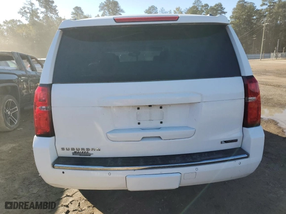 2017 Chevrolet Suburban Premier with VIN 1GNSCJKC9HR176136, listed as a Copart auction lot 80743794 with 190,313 mi miles and Salvage Title. Bid and sale history available at carsss.com. Image 6.