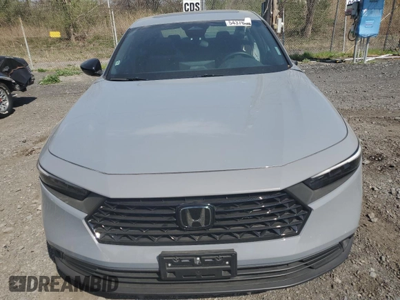 2024 Honda Accord Sport с VIN 1HGCY2F54RA087558, выставлен на аукционе Copart как лот 54376625 с пробегом 6 191 миль миль и Списание • Salvage title. История ставок и продаж доступна на DreamBid. Изображение 5.