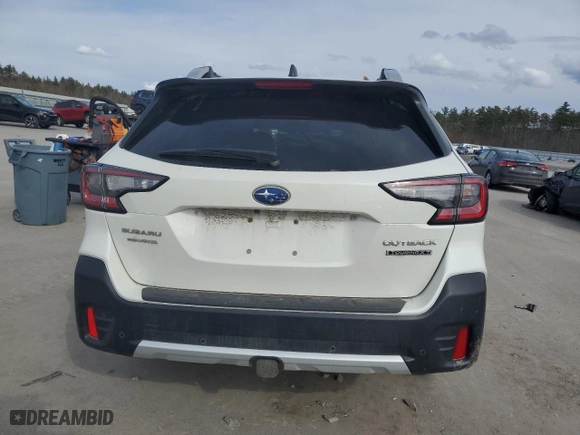 2020 Subaru Outback Touring XT with VIN 4S4BTGPD0L3179334, listed as a Copart auction lot 50014265 with 0 mi miles and Salvage Title. Bid and sale history available at carsss.com. Image 6.