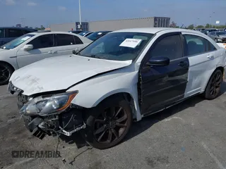 2013 Chrysler 200 Limited with VIN 1C3CCBCG8DN751644, listed as a IAAI auction lot 42117556 with 128,554 mi miles. Bid and sale history available at carsss.com. Image 2.
