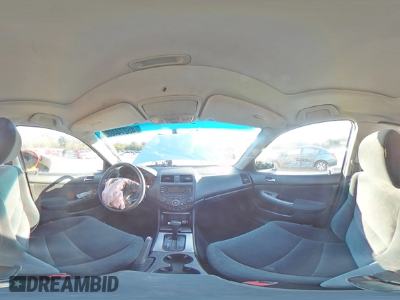 2005 Honda Accord EX with VIN 1HGCM56735A077841, listed as a Copart auction lot 45274465 with 215,670 mi miles and Salvage Title. Bid and sale history available at DreamBid. Image 12.