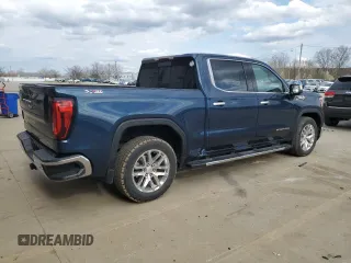 2021 GMC Sierra 1500 SLT z VIN 3GTU9DET5MG216851, wystawiony jako Copart lot #50587485 z przebiegiem 54 929 mil mil oraz Szkoda całkowita • Salvage title. Historia ofert i sprzedaży dostępna na DreamBid. Obrazek 3.