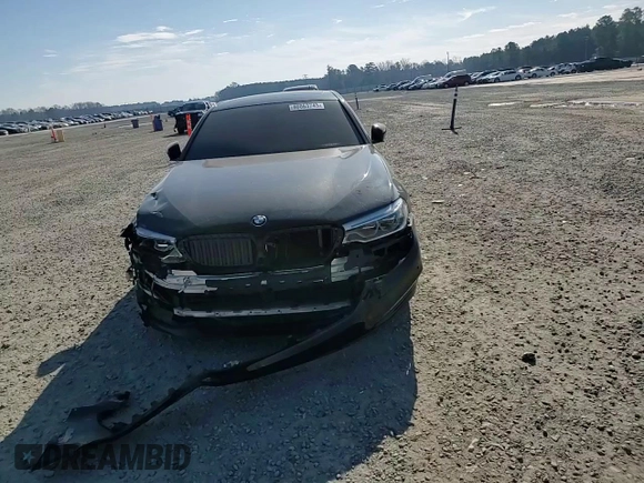 2017 BMW 5 Series 540i with VIN WBAJE5C3XHG913941, listed as a Copart auction lot 46063745 with 125,212 mi miles and Salvage Title. Bid and sale history available at carsss.com. Image 10.